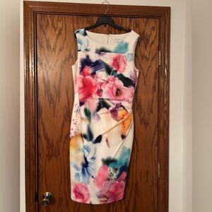 NWOT Calvin Klein sleeveless sheath dress. Size 12. Great for Easter!